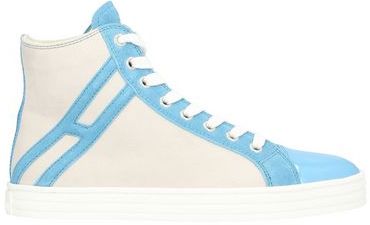 Donna Sneakers Celeste 35.5 Pelle