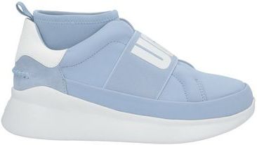 Donna Sneakers Celeste 36 Pelle Fibre tessili