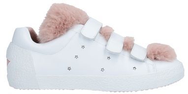 Donna Sneakers Bianco 39 Pelle di vitello Fibre tessili