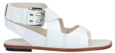 Donna Infradito Bianco 34.5 Pelle