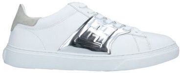 Uomo Sneakers Bianco 39 Pelle