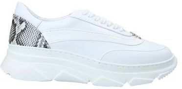 Donna Sneakers Bianco 40 Pelle