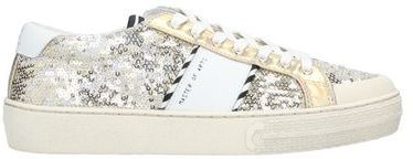 Donna Sneakers Oro 36 Pelle Fibre tessili