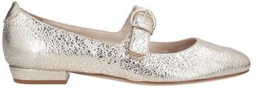 Donna Ballerine Platino 35 Pelle