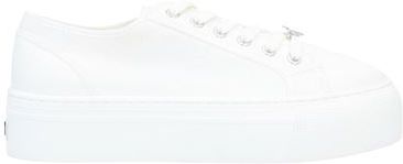 Donna Sneakers Bianco 38 Fibre tessili