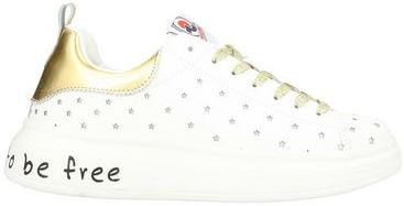 Donna Sneakers Bianco 36 Fibre tessili