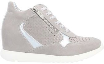 Donna Sneakers Grigio 40 Pelle