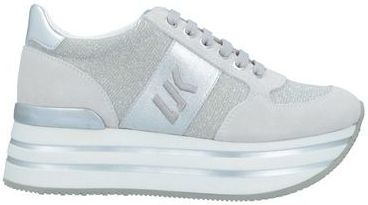 Donna Sneakers Grigio chiaro 40 Pelle Fibre tessili