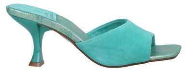 Donna Sandali Verde 40 Pelle