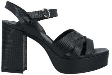 Donna Sandali Nero 40 Pelle