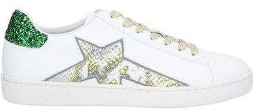 Donna Sneakers Bianco 35 Pelle Fibre tessili