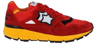 Uomo Sneakers Rosso 41 Pelle Fibre tessili