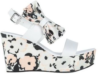 Donna Sandali Bianco 36 Pelle