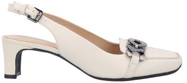 Donna Decolletes Beige 36 Pelle