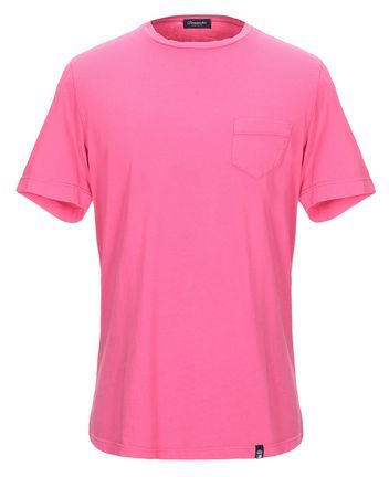 Uomo T-shirt Fucsia S 100% Cotone