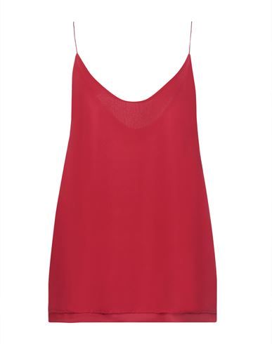 Donna Top Rosso 38 100% Poliestere