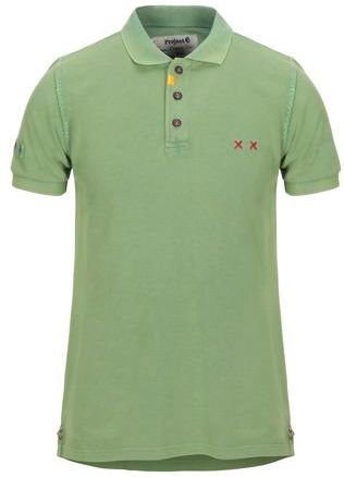 Uomo Polo Verde S 100% Cotone