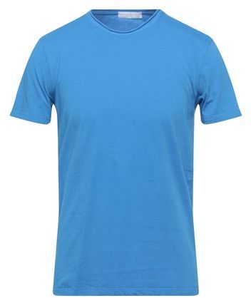 Uomo T-shirt Azzurro XXL 100% Cotone