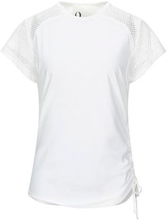 Donna T-shirt Avorio S 100% Cotone Elastan