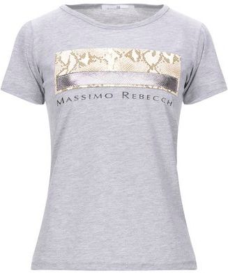 Donna T-shirt Grigio S 100% Cotone