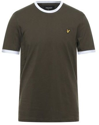 Uomo T-shirt Verde militare XS 100% Cotone