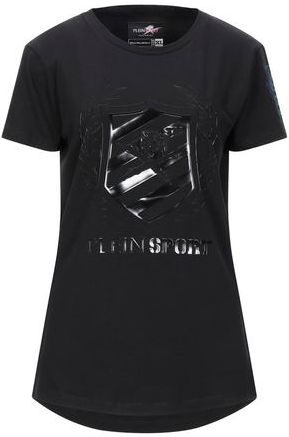 Donna T-shirt Nero XL 95% Cotone 5% Elastan