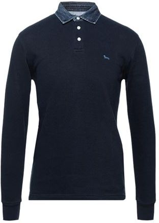 Uomo Polo Blu notte 46 100% Cotone