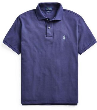 Uomo Polo Blu XS 100% Cotone