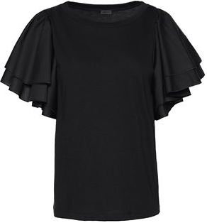 Donna T-shirt Nero M 100% Cotone organico