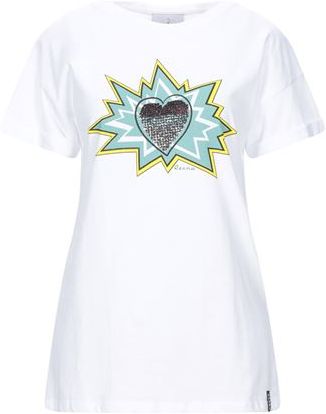 Donna T-shirt Bianco M 100% Cotone