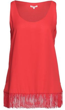 Donna Top Rosso S 100% Poliestere