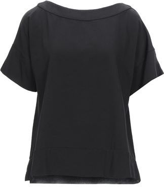 Donna T-shirt Nero 40 95% Cotone 5% Elastan