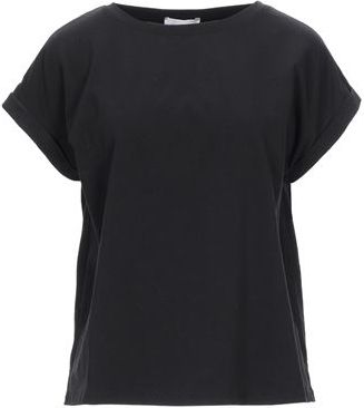 Donna T-shirt Nero 40 95% Cotone 5% Elastan