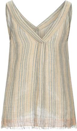 Donna Top Beige 40 100% Lino