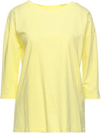 Donna T-shirt Giallo S 100% Cotone
