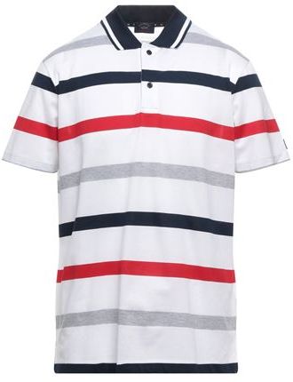 Uomo Polo Bianco XS 100% Cotone