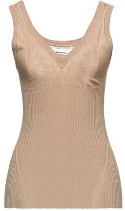 Donna Top Beige 40 100% Lino