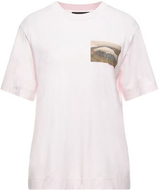 Donna T-shirt Rosa chiaro XS 100% Cotone