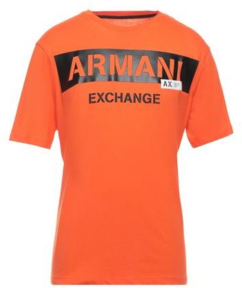 Uomo T-shirt Arancione M 100% Cotone Viscosa Poliuretano