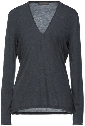 Donna T-shirt Grigio 40 65% Poliestere 35% Viscosa