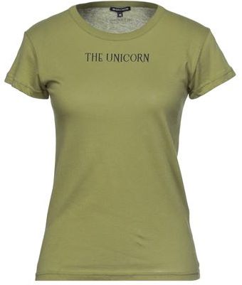 Donna T-shirt Verde militare 40 100% Cotone