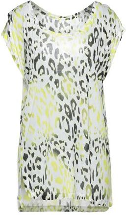 Donna T-shirt Verde acido 2 100% Viscosa