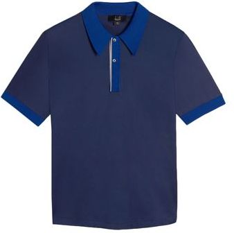 Uomo Polo Blu XS 100% Cotone