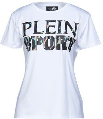 Donna T-shirt Bianco XL 88% Poliestere 12% Elastan