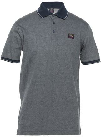 Uomo Polo Blu scuro L 100% Cotone