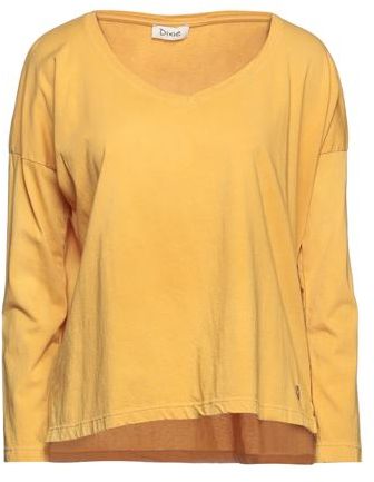 Donna T-shirt Ocra S 100% Cotone