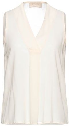 Donna Top Avorio 42 100% Poliestere