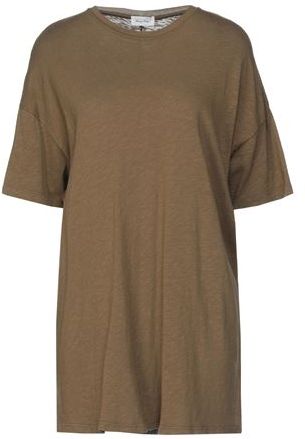 Donna T-shirt Verde militare one size 100% Cotone