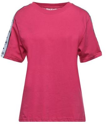 Donna T-shirt Fucsia S 100% Cotone