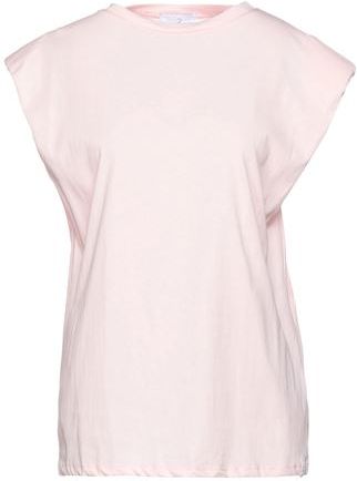 Donna T-shirt Rosa chiaro M 100% Cotone